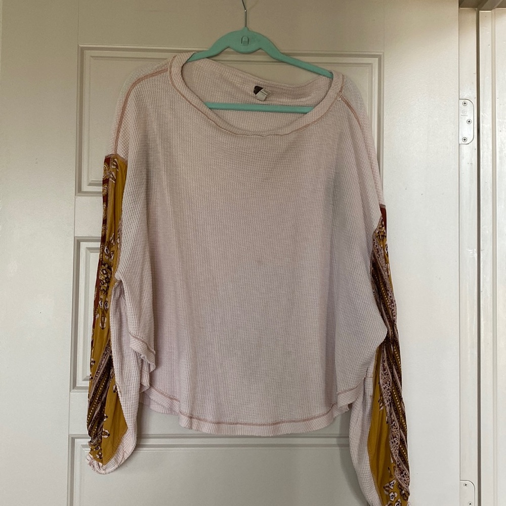 Free People Oversized Boho Top